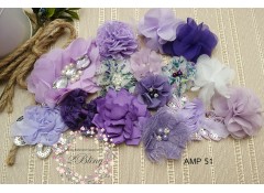 Mix Assorted pack (AMP 51), Lavender, Purple